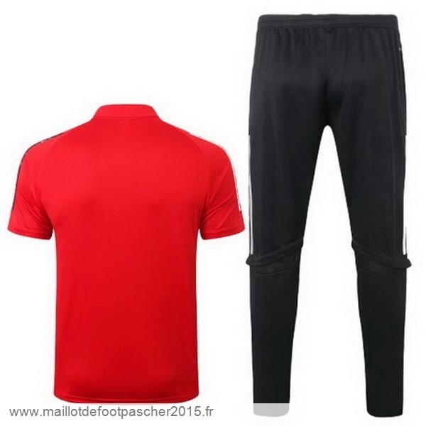 Maillot Foot Achat Ensemble Complet Polo São Paulo 2020 2021 Rouge Noir