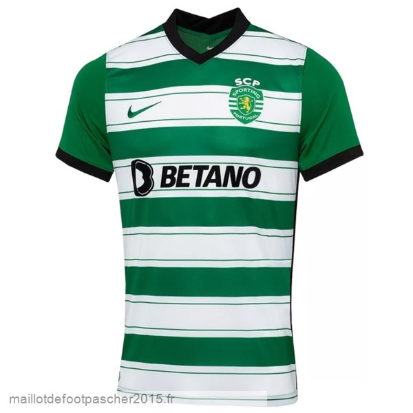 Maillot Foot Achat Domicile Maillot Lisboa 2022 2023 Vert