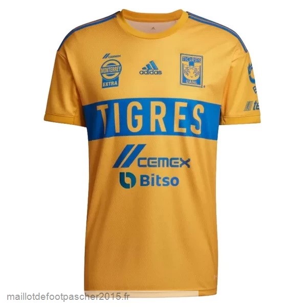 Maillot Foot Achat Thailande Domicile Maillot Tigres de la UANL 2022 2023 Jaune