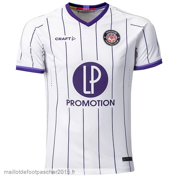 Maillot Foot Achat Thailande Domicile Maillot Toulouse 2022 2023 Blanc