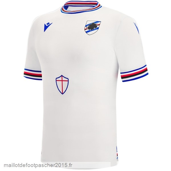Maillot Foot Achat Thailande Exterieur Maillot Sampdoria 2022 2023 Blanc