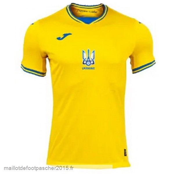 Maillot Foot Achat Thailande Domicile Maillot Ukraine 2021 2022 Jaune