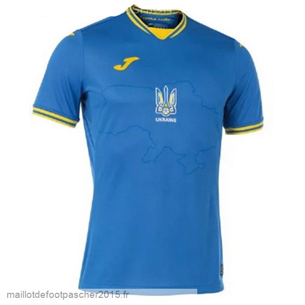 Maillot Foot Achat Thailande Exterieur Maillot Ukraine 2021 2022 Bleu