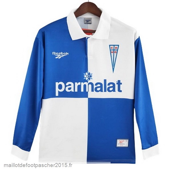 Maillot Foot Achat Third Manches Longues Universidad Católica Rétro 1998 Bleu Blanc