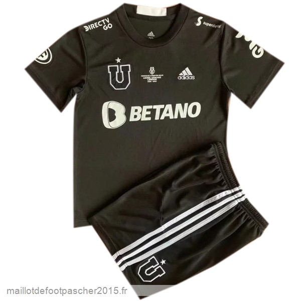 Maillot Foot Achat Third Conjunto De Enfant Universidad De Chili 2022 2023 Noir