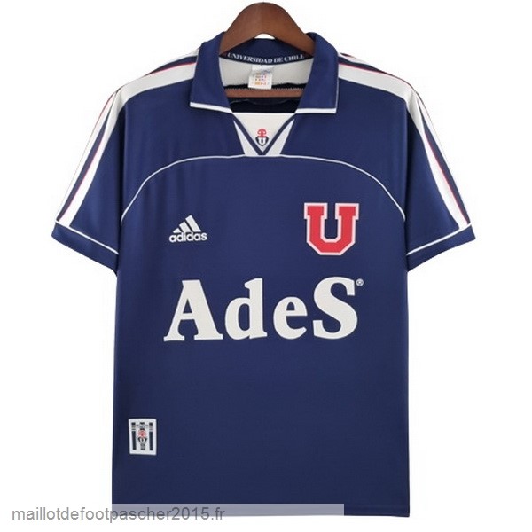 Maillot Foot Achat Domicile Maillot Universidad De Chili Rétro 2000 2001 Bleu