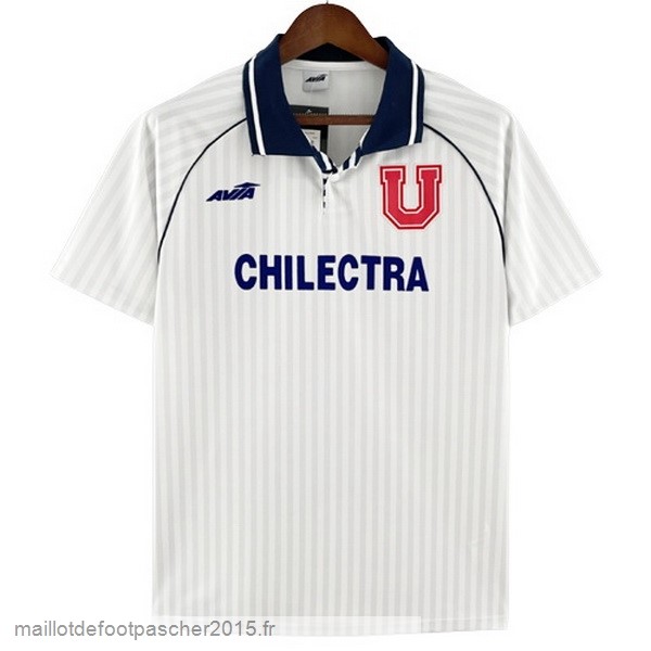 Maillot Foot Achat Exterieur Maillot Universidad De Chili Rétro 1994 1995 Blanc
