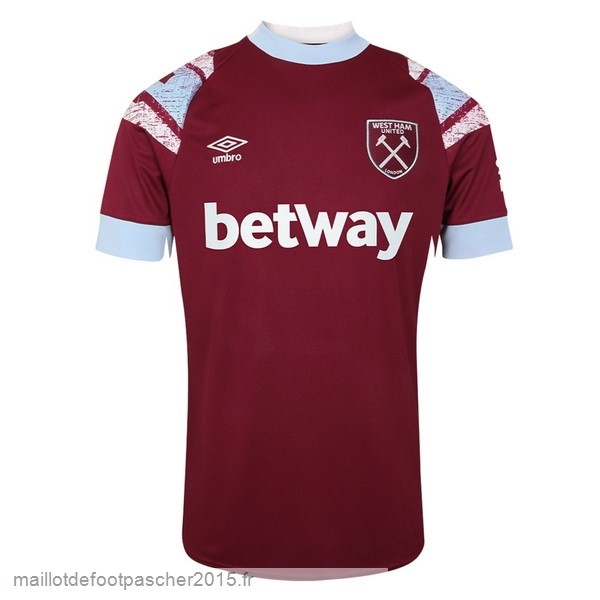 Maillot Foot Achat Thailande Domicile Joueurs Maillot West Ham United 2022 2023 Rouge